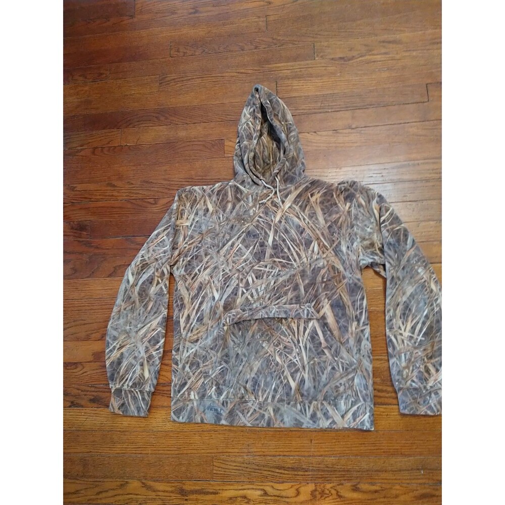 Avery Authentic Hunting Apparel Fleece Hoodie Men's Small Waterfowl Pullover
